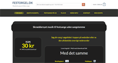 Desktop Screenshot of festorgel.dk